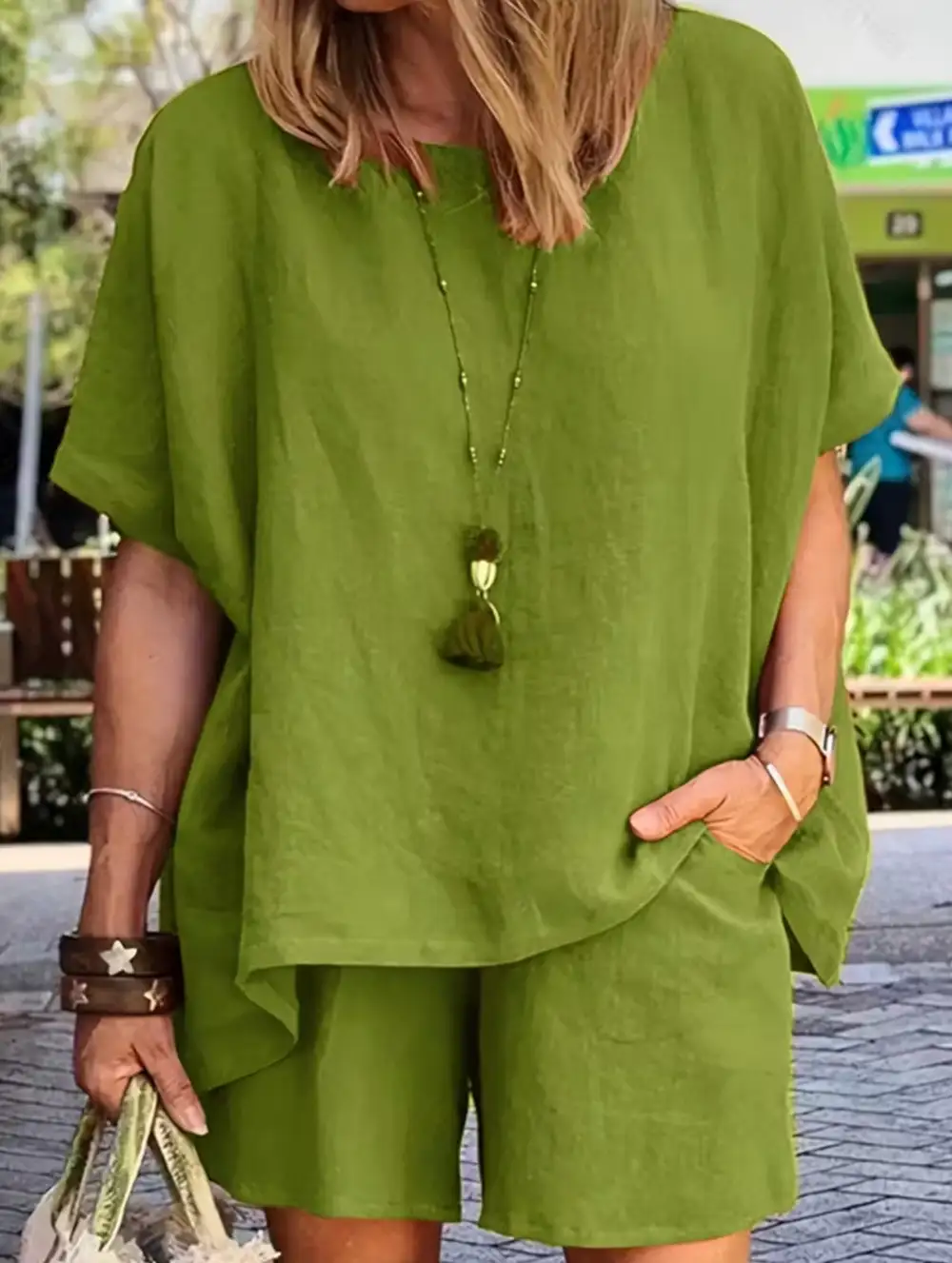 Short Sleeve Top Set