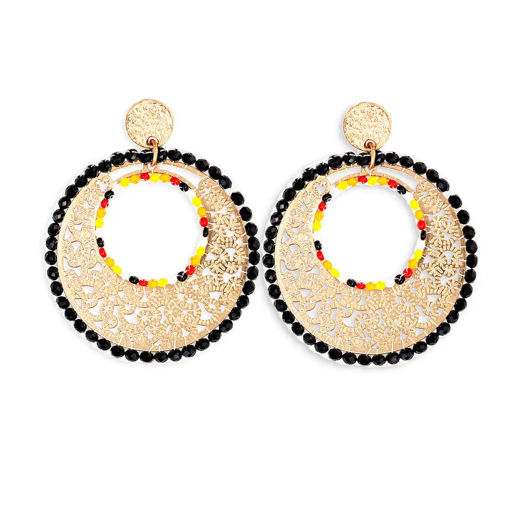 Decorative Delicate Artful Beaded Earrings