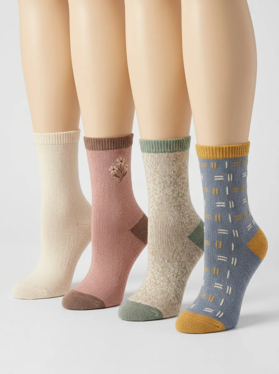 Women's Adventure-Style Four Pair Socks