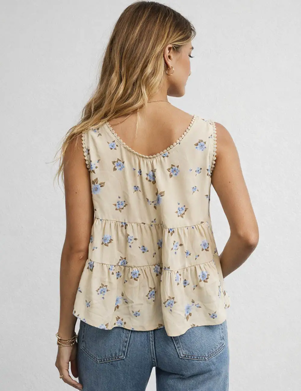 Boho Front Sleeveless Top