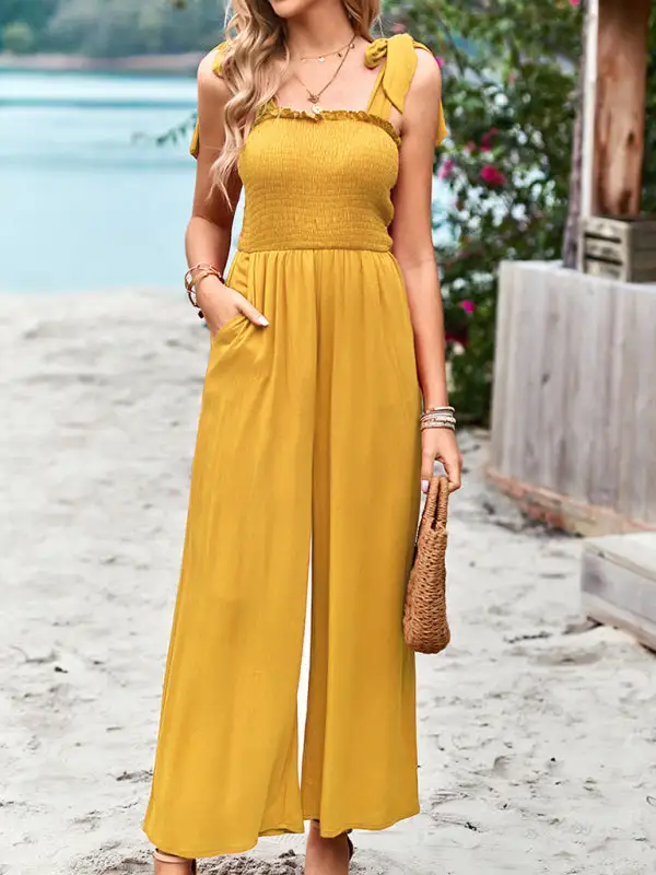 Clean High Waist Wrap Chest Spaghetti Accessory