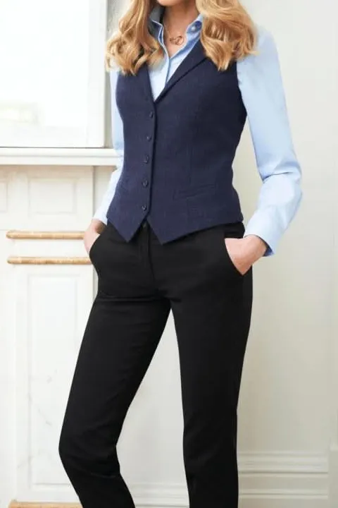 Women's Slim Leg Stretch Chino Trousers