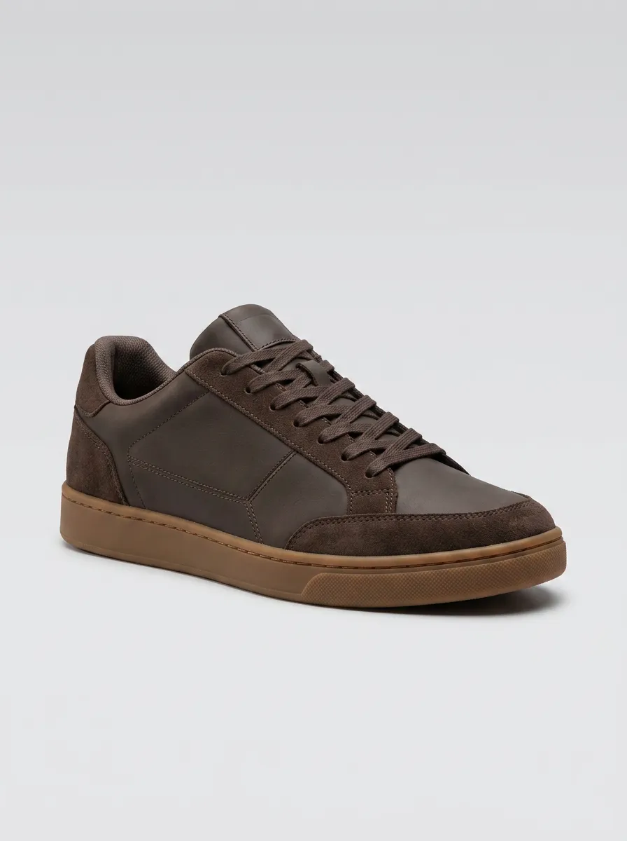Men's Refined Leisure Lace-Up Skate Shoes