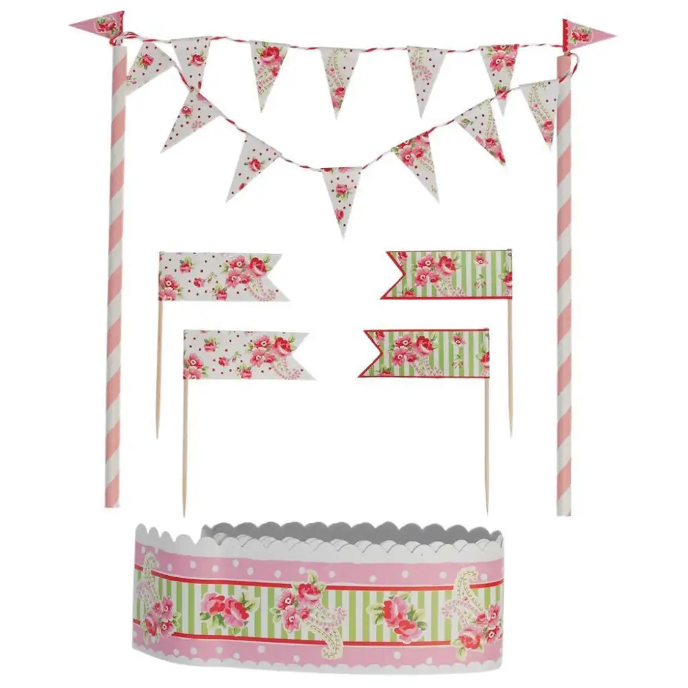 Mini Bunting Cake Decorating Set