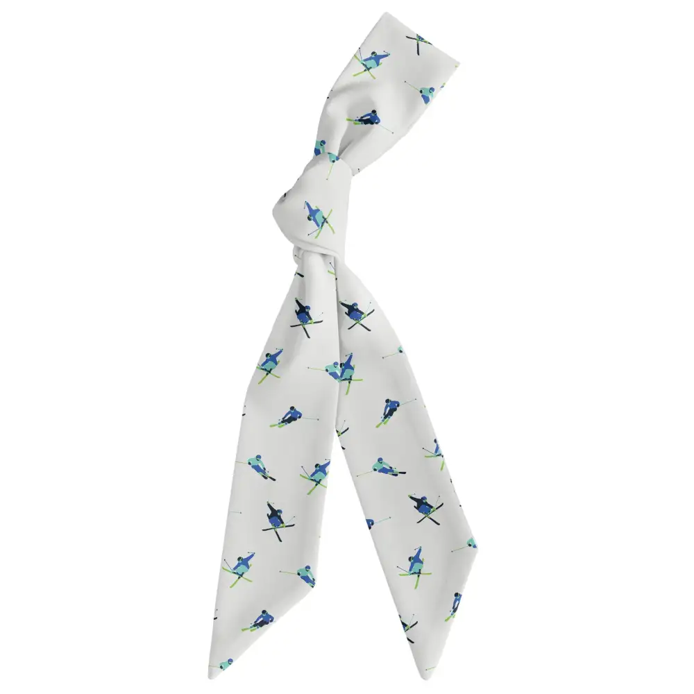 Alpine Skiing Design Hair Scarf