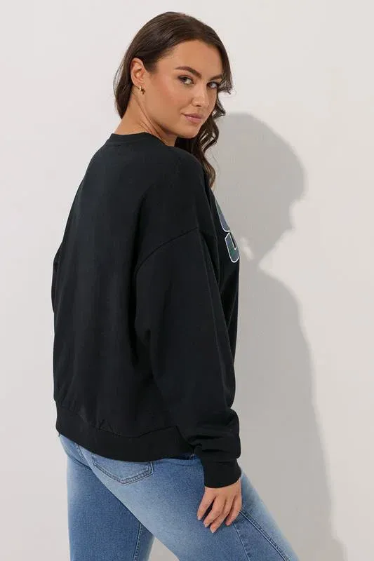 Black Check 'Soho' Sweatshirt