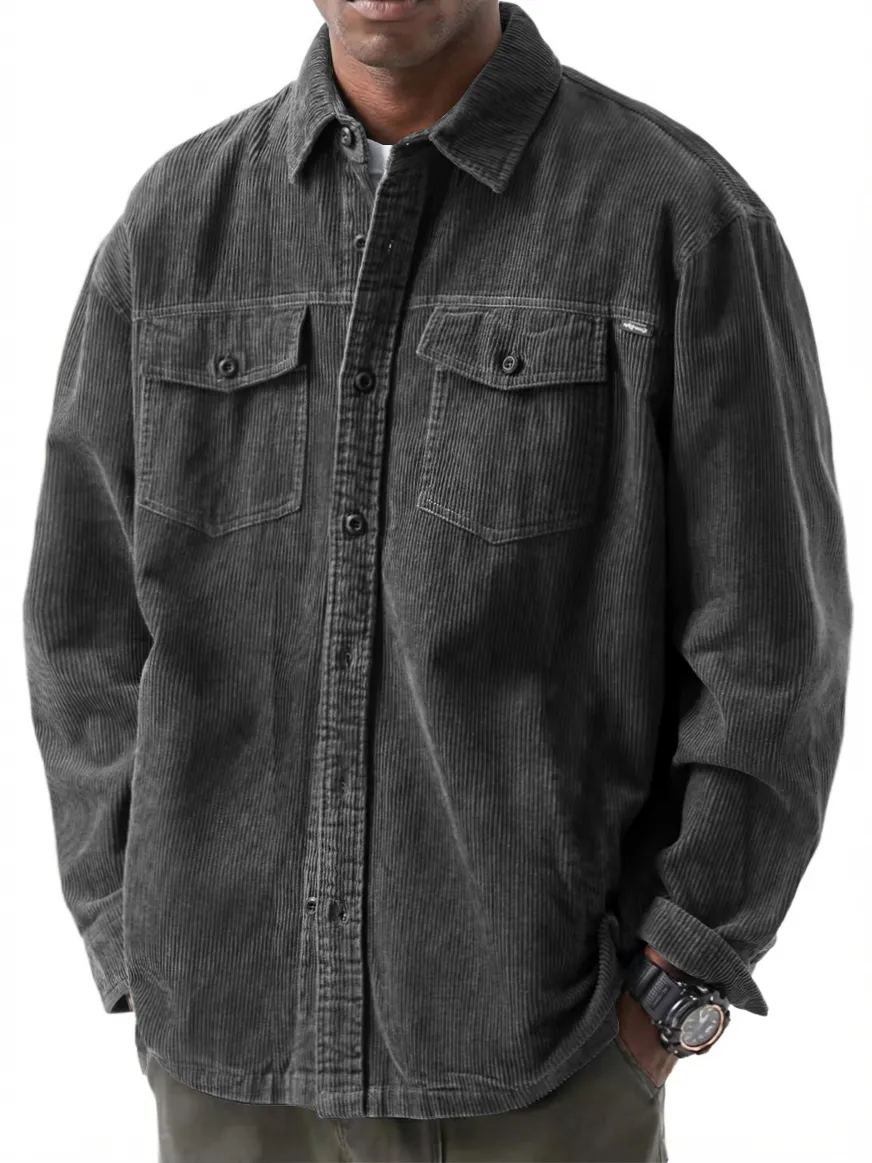Corduroy Double Pocket Shirt