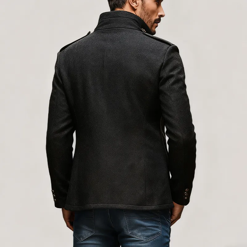 Washed Field Buttoned Jacket