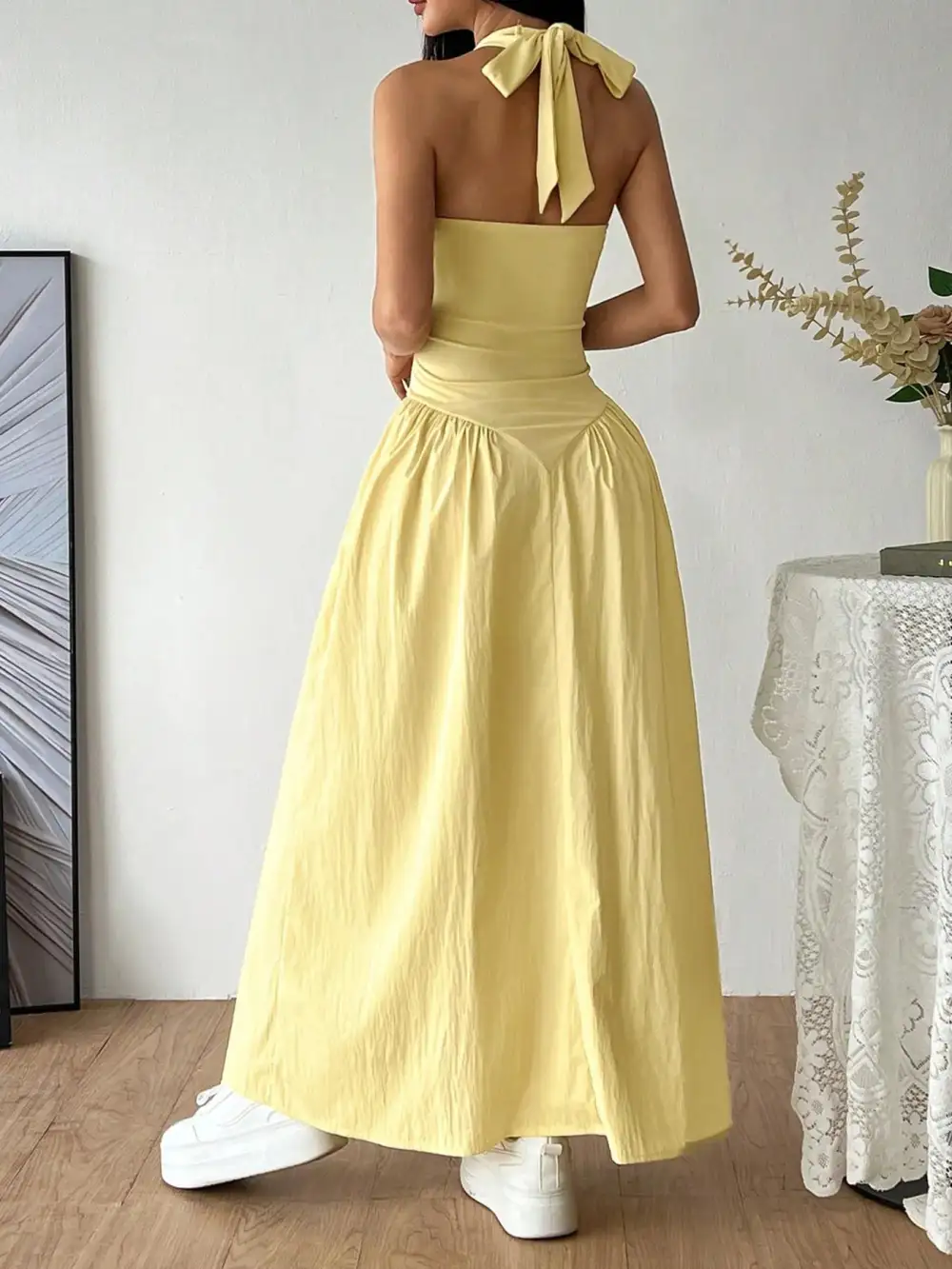 Easy Fit Halter Maxi Dress
