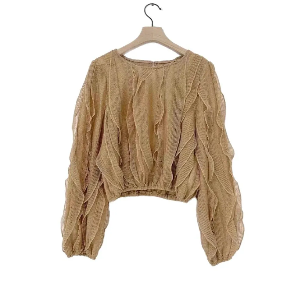 Comfort Long Sleeve Lace Layered Shirt