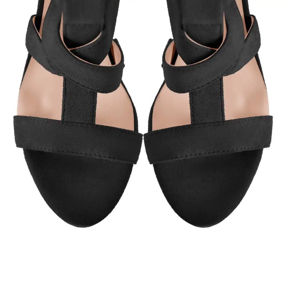 Platform Gladiator Strap Chunky Heel Sandals