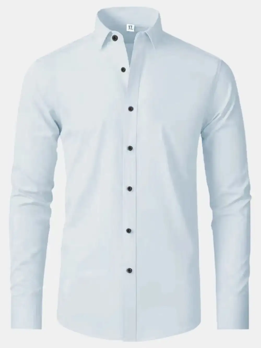 Classic Distinctive Long-Sleeve Button-Up Shirt