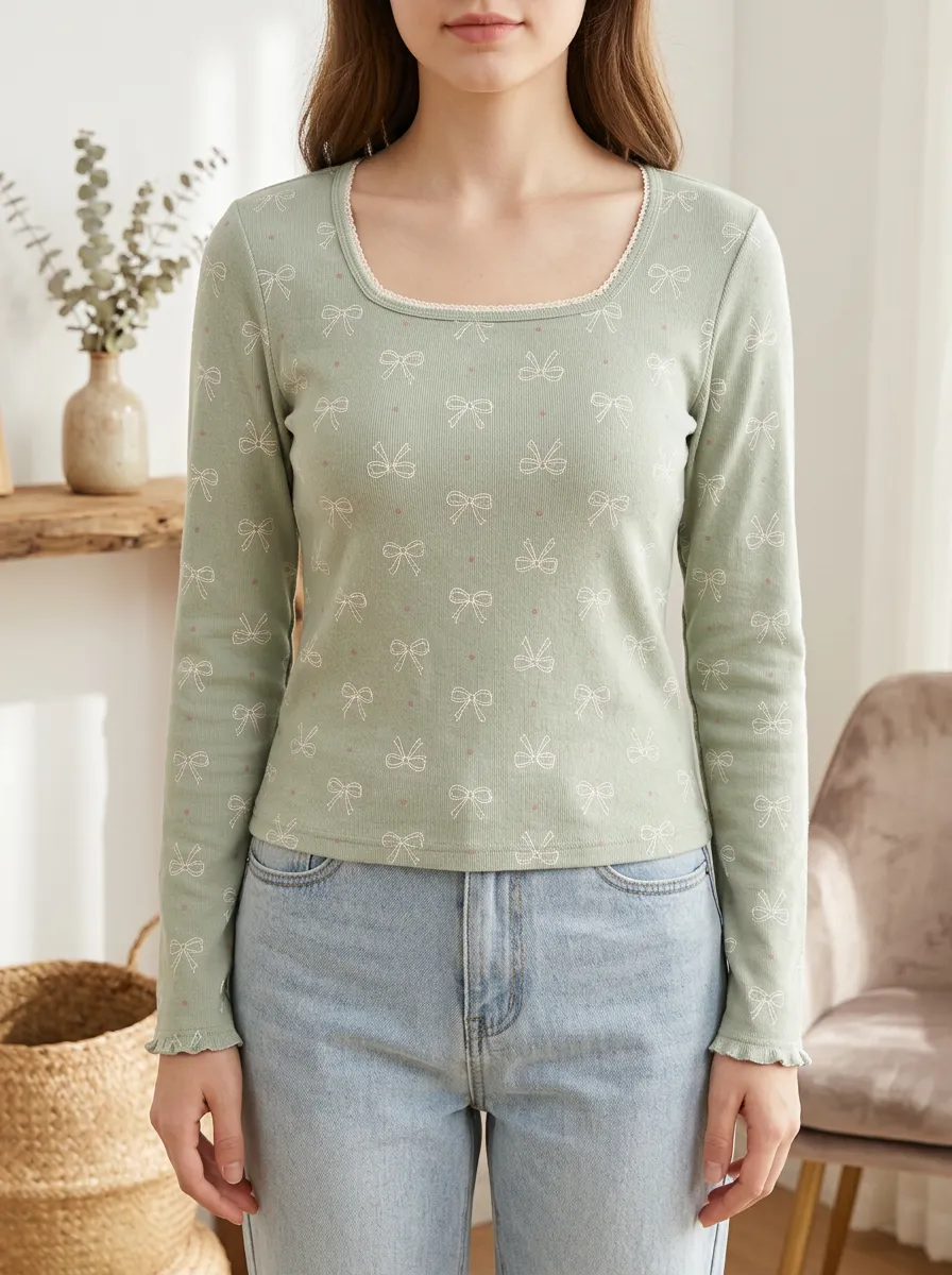 Women's Lighthearted Long Sleeve T-Shirt