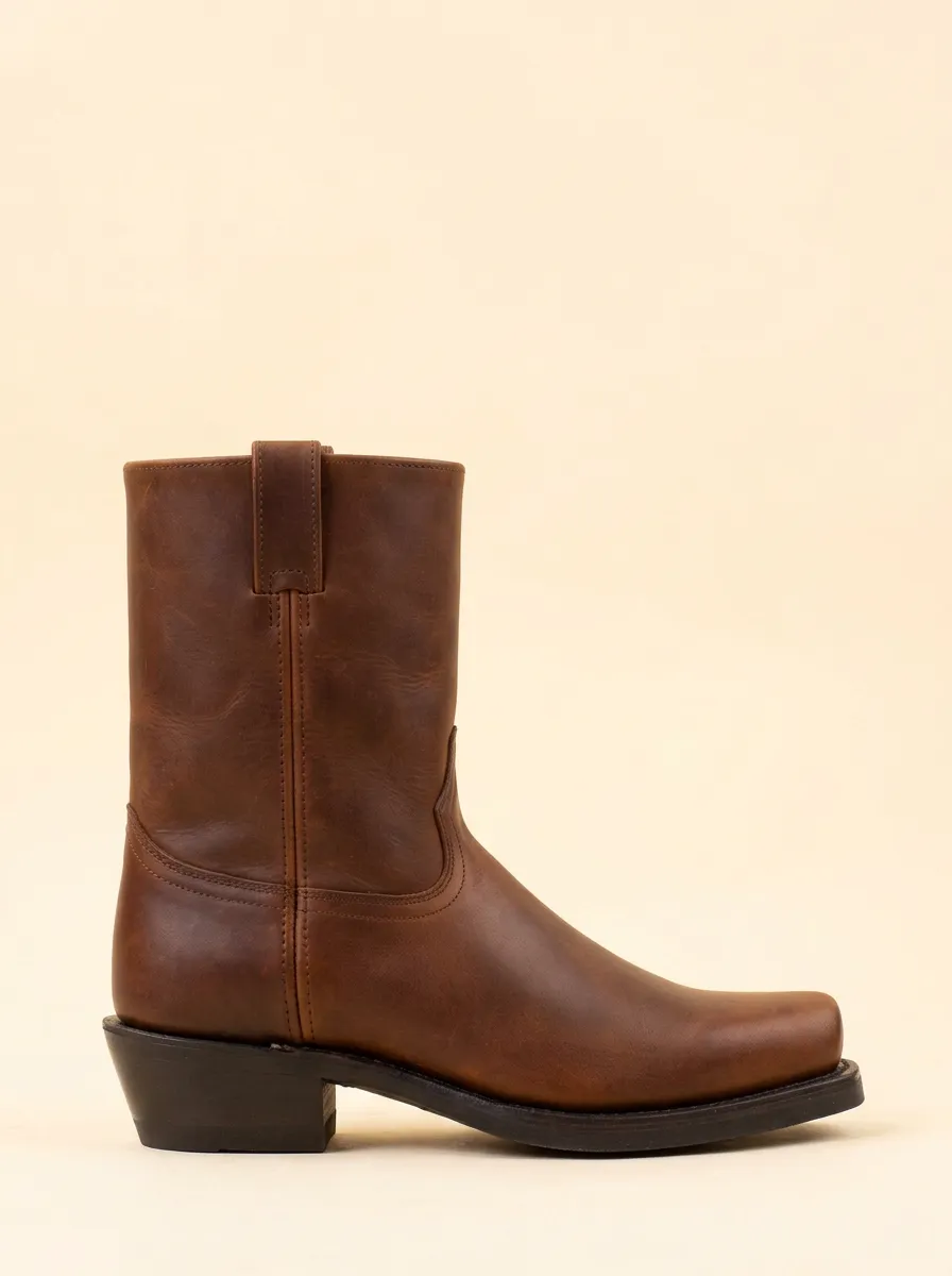 Men's Clean-Shaft Square-Toe Western Boots
