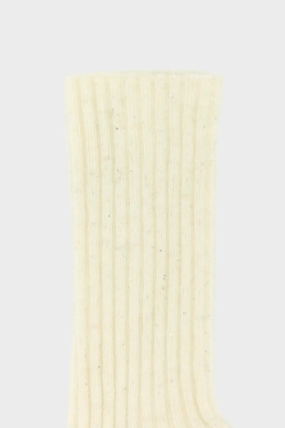 Modern Ribbed Crew Shimmer Casual Socks