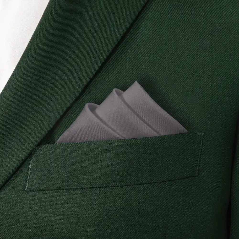 Elegant Balanced Solid Pocket Square
