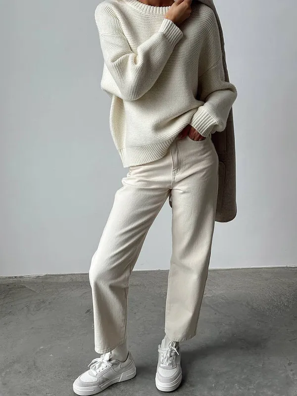Cotton Knit Sweater
