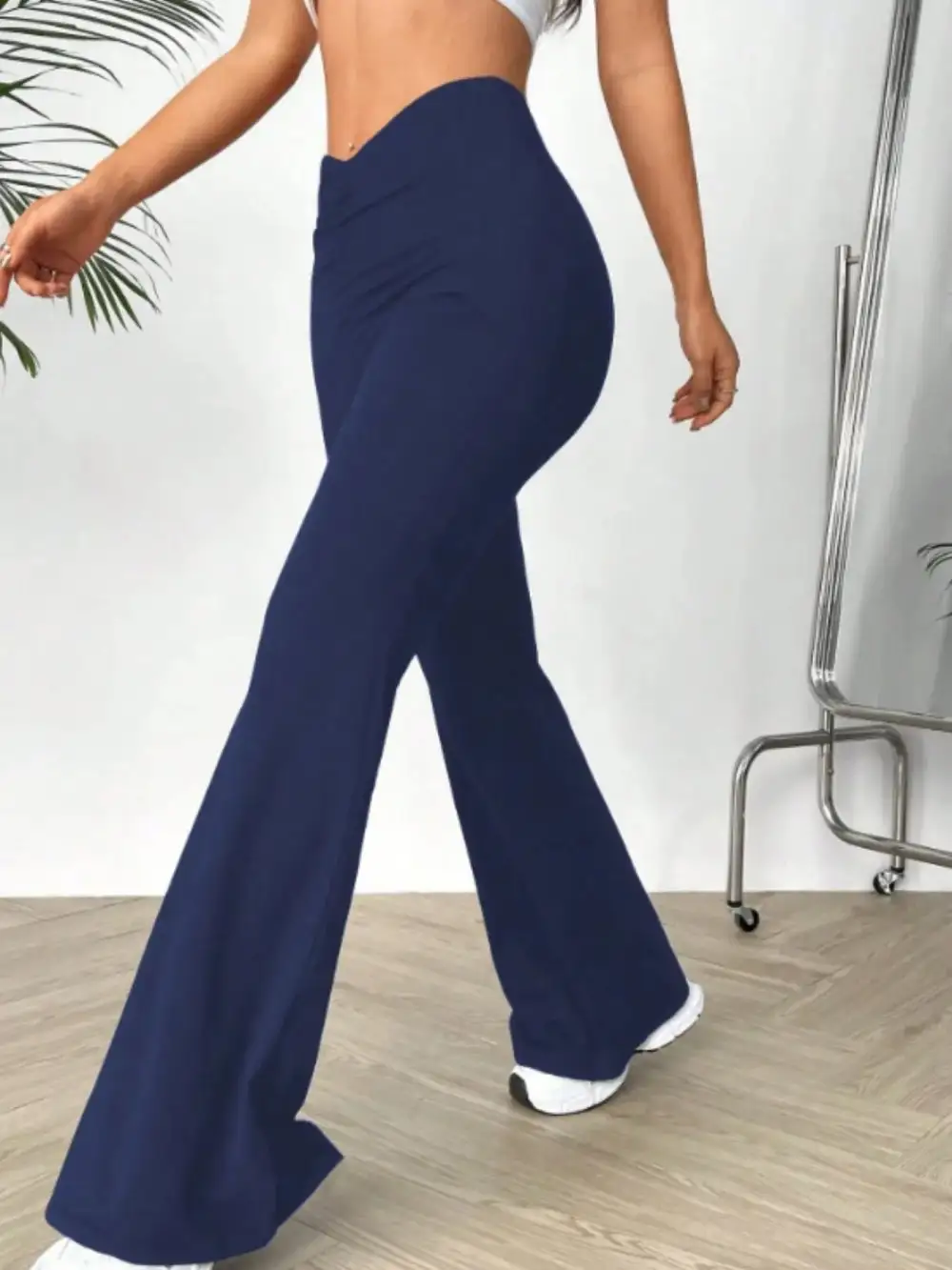 High Waisted Flared Pants