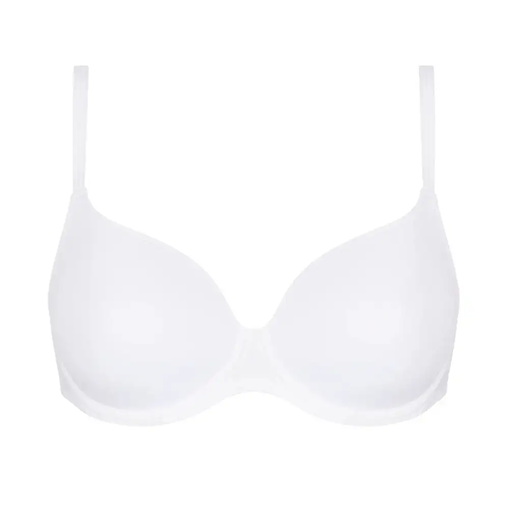 Women's Underwire Spacer Molded Mesh Stripe Detail Sheer Detail Rounded Shape Bra