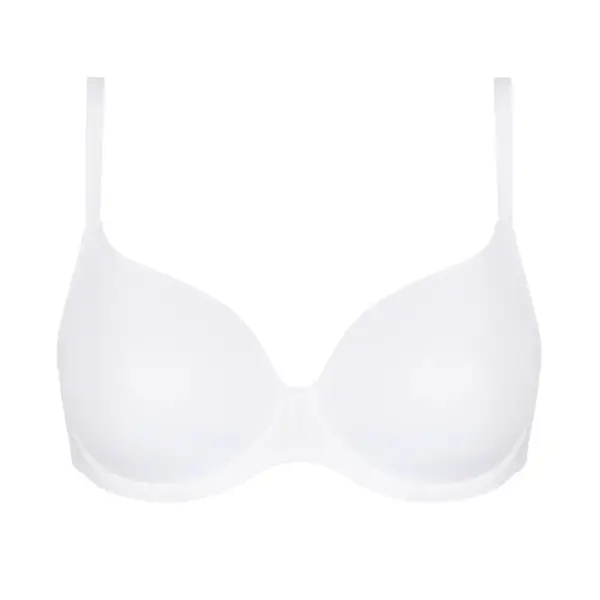 Women's Underwire Spacer Molded Mesh Stripe Detail Sheer Detail Rounded Shape Bra