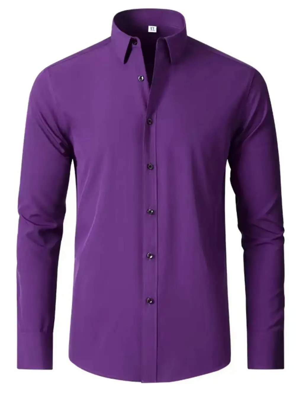 Classic Distinctive Long-Sleeve Button-Up Shirt