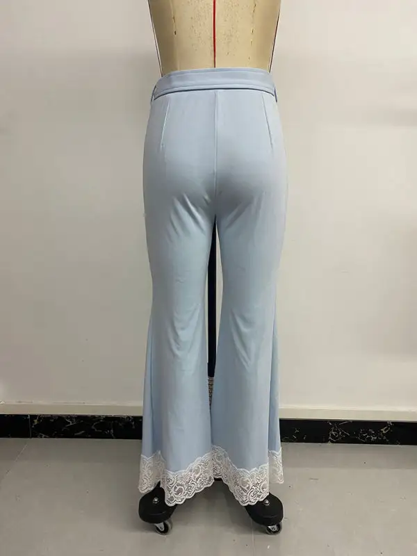 Casual Belt High Waist Lace