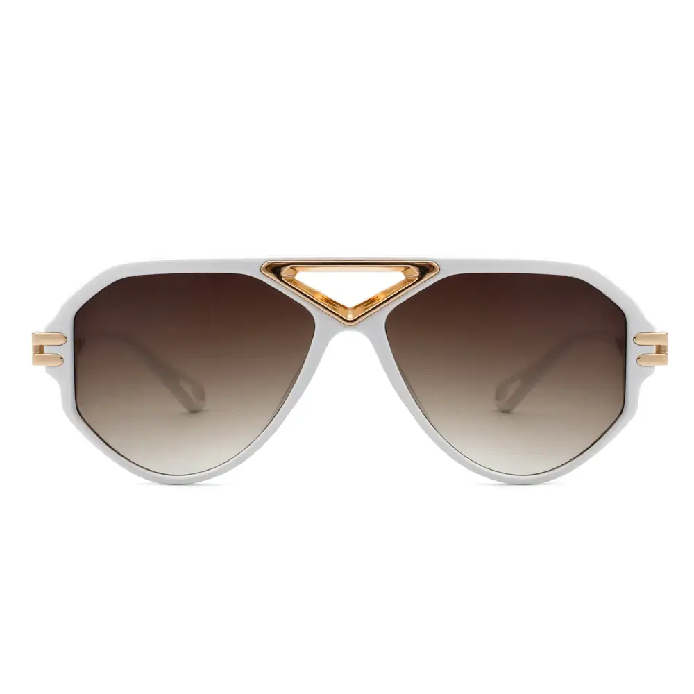 Jelly Round Geometric Frame Sunglasses