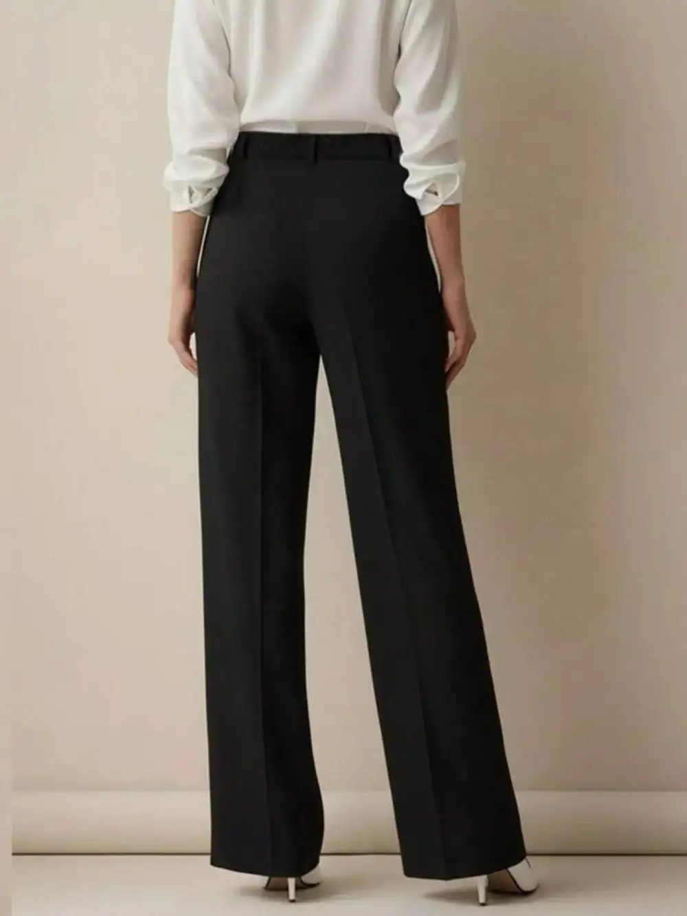 Lightweight High Waisted Wide Leg Pants