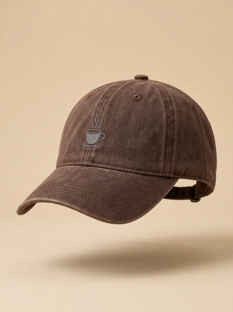 Soft Coffee-Lover Embroidered Unisex Baseball Cap