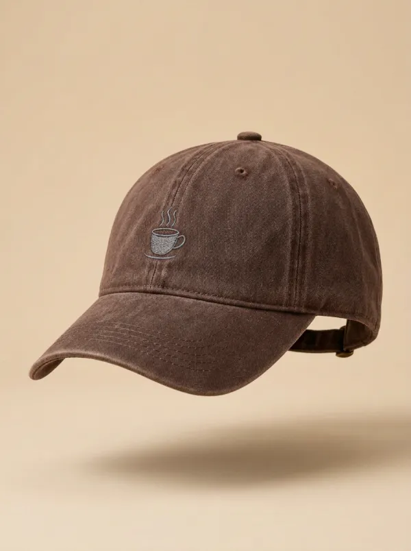 Soft Coffee-Lover Embroidered Unisex Baseball Cap