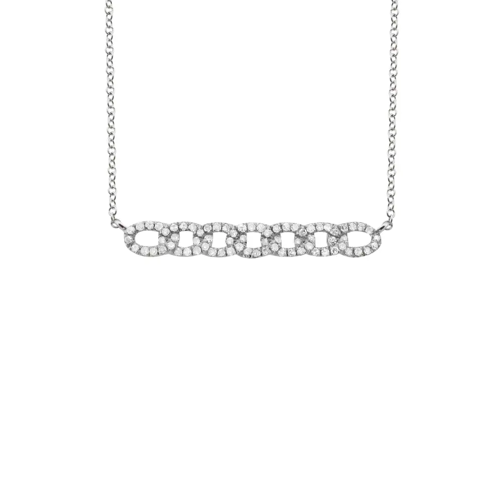 Contemporary Refined Classic Diamond Necklace