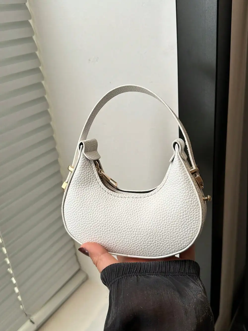 Crescent Shaped Shoulder Bag
