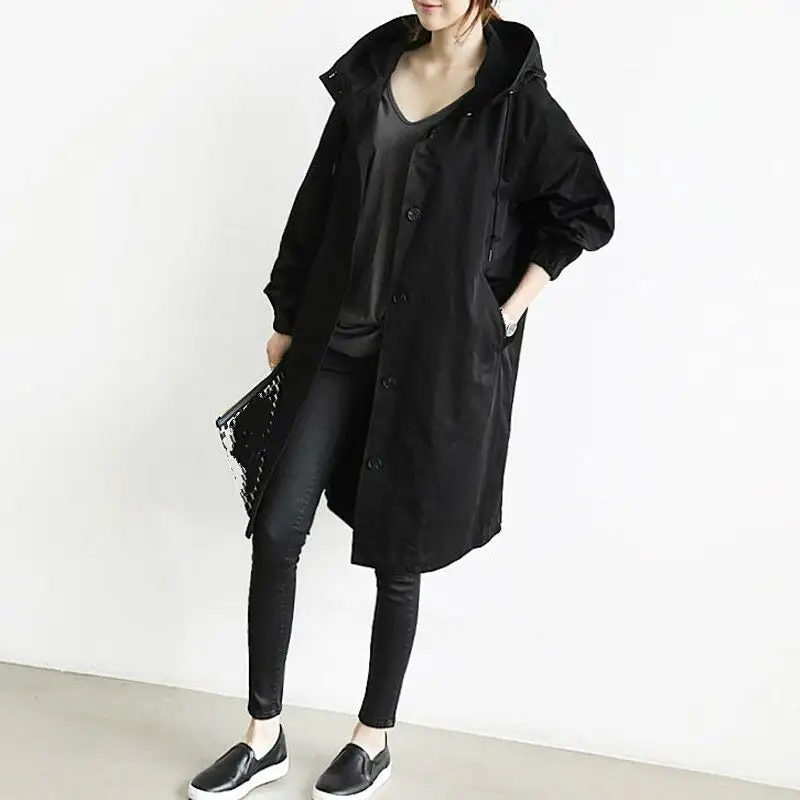 Water Resistant Knit Trench Coat