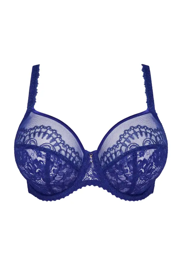 Women's Balconette Underwire Unpadded Three-Part Cup Leotard Back Stretch Lace Lace Embroidery Bra