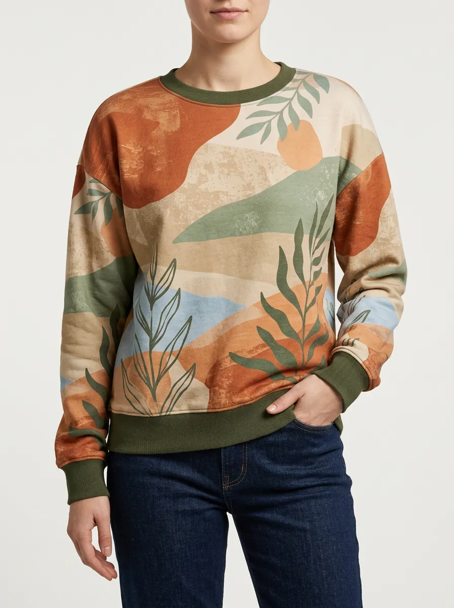 Soft Look Crewneck Sweatshirt