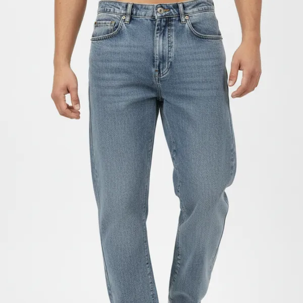 Loose Fit Five Pocket Jeans