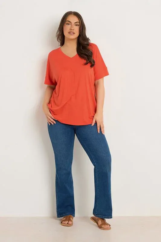 Orange Short Sleeve Modal Rich T-Shirt