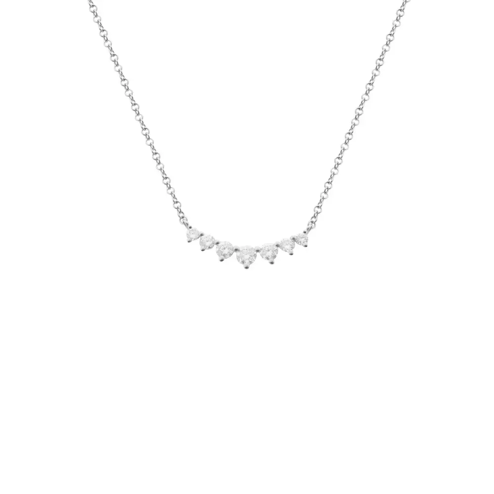 Minimal Tonal Classic Diamond Necklace