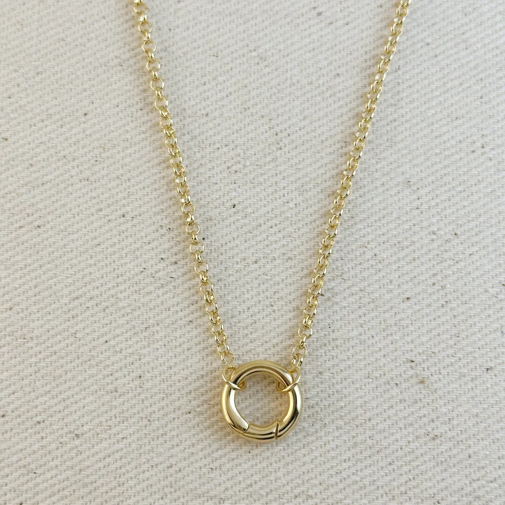 Fine Link Layering Necklace