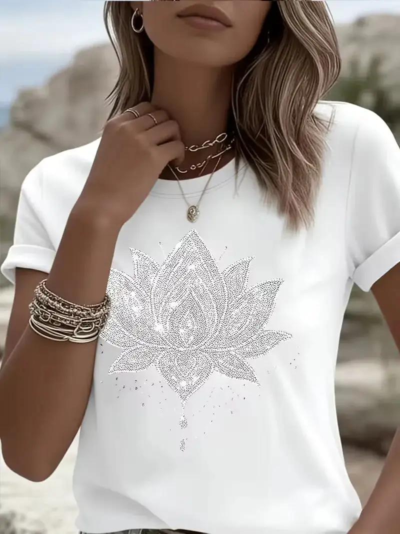 Floral Everyday Casual T-Shirt