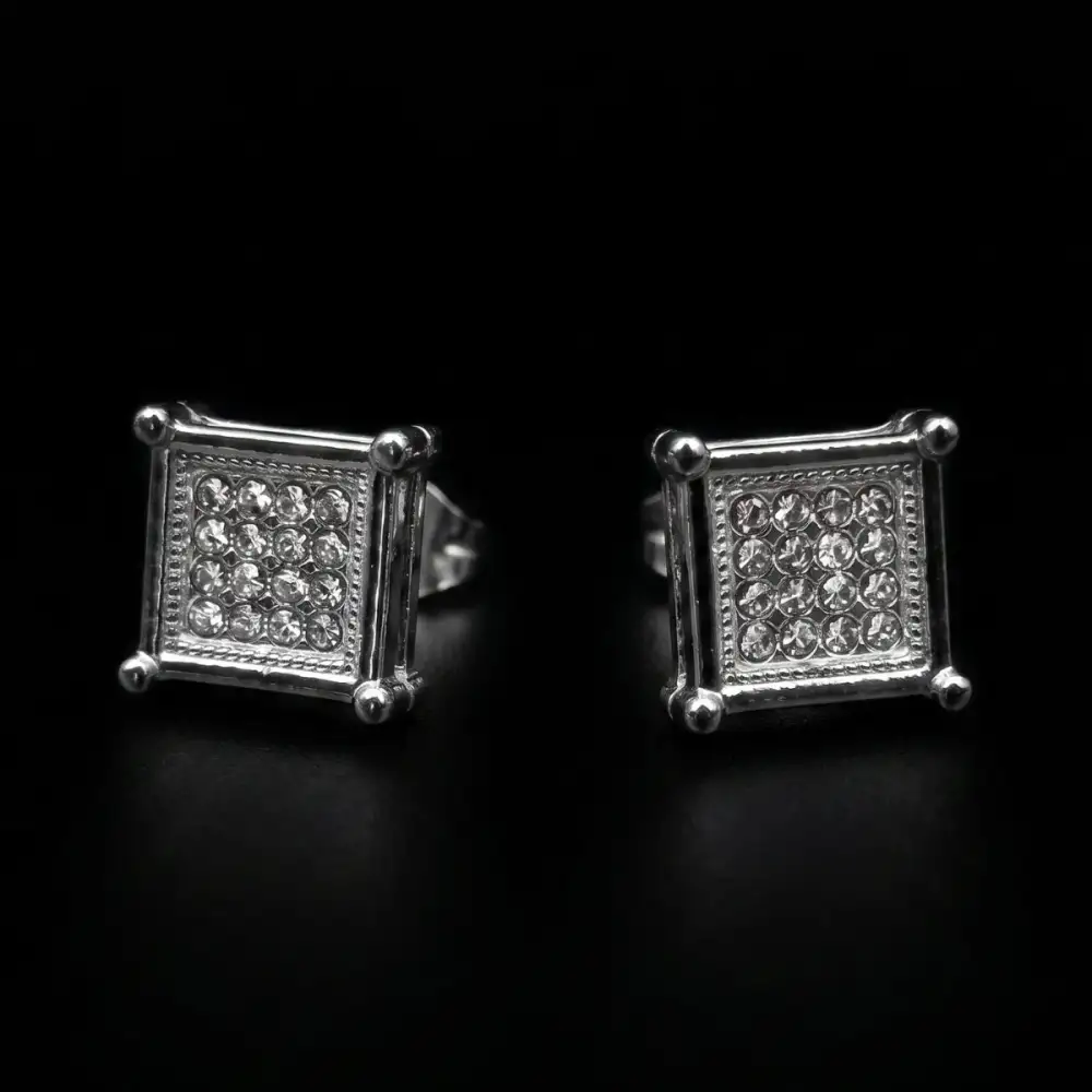 Men's Square Earrings