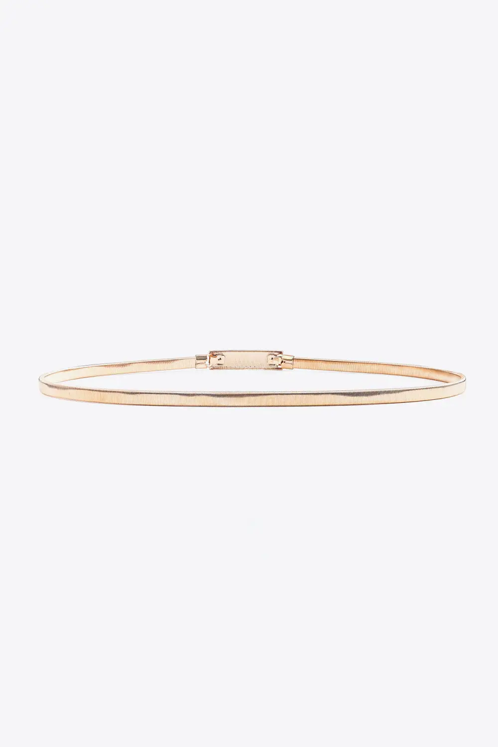 Slim Elastic Buckle Belt