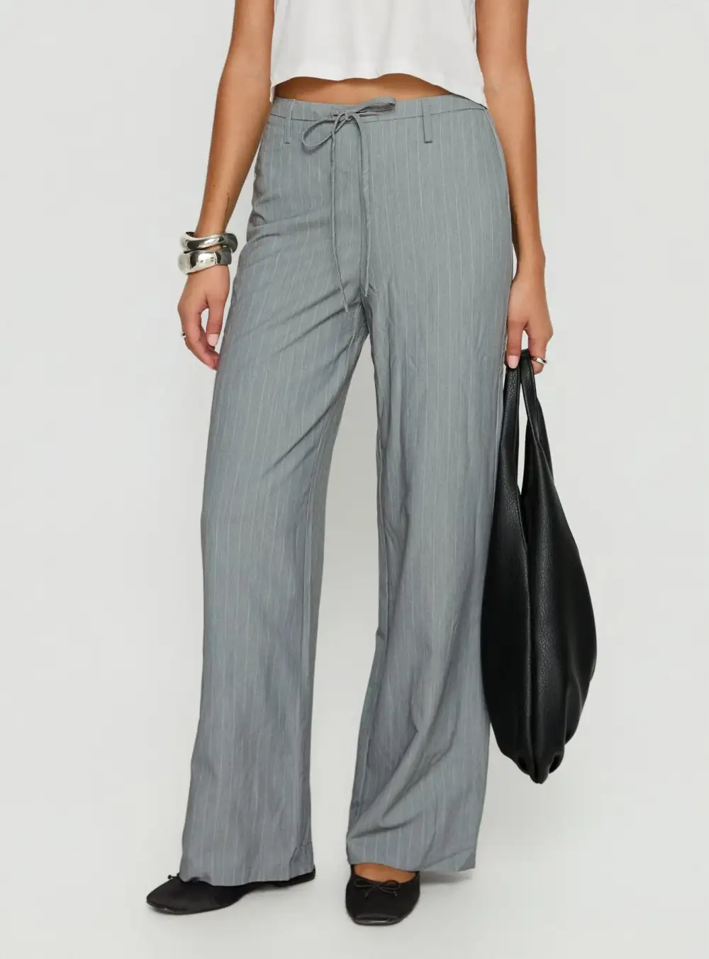Idolised Tie Wide Leg Pants