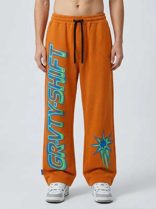 Unisex Streetwear Star Sweatpants