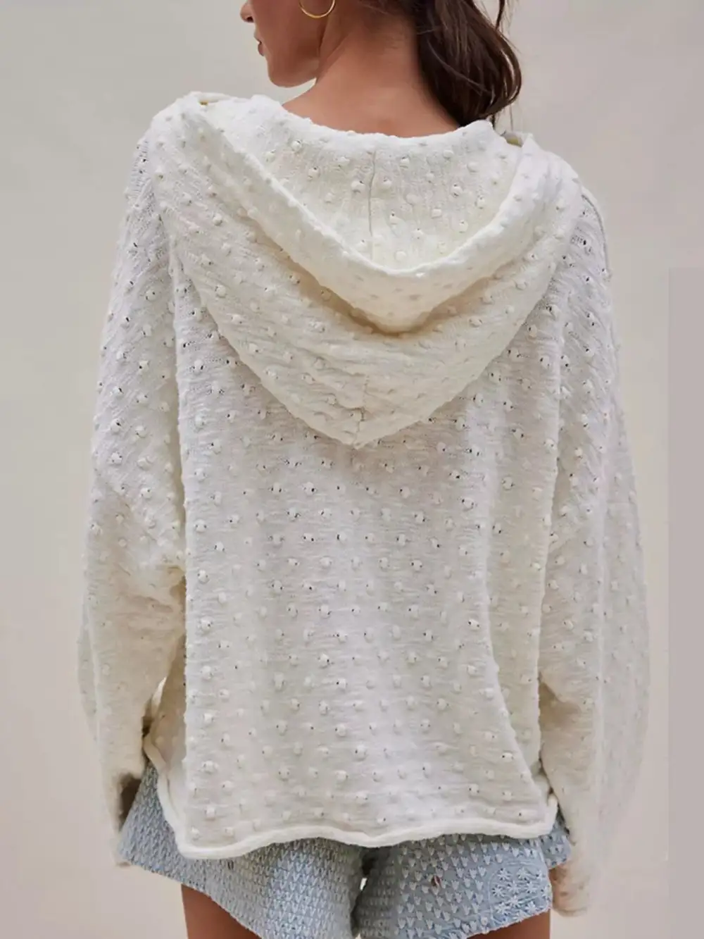 Long Sleeve Textured Sweater