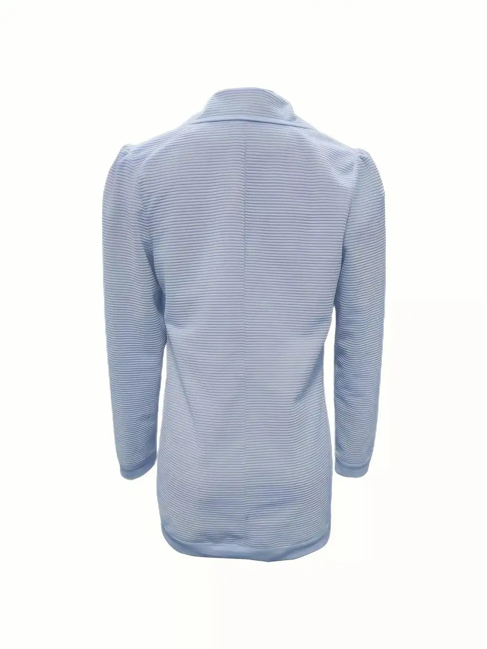 Double-Breasted Textured-Knit Blazer