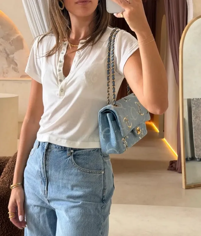 Ivory Ribbed Tee