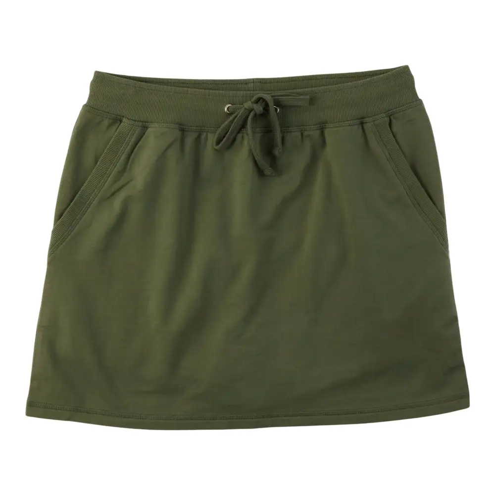 Drawstring French Terry Skort