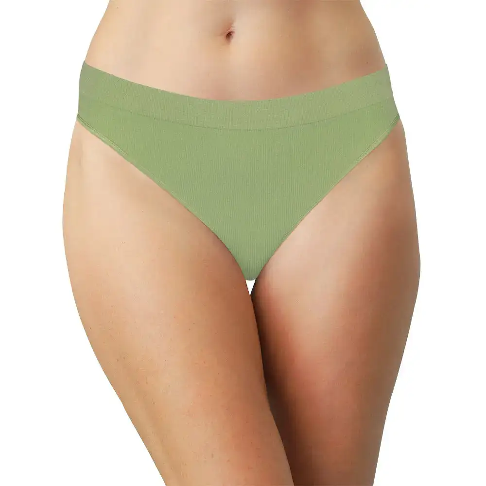 Tag-Free Ribbed Soft Thong Panty