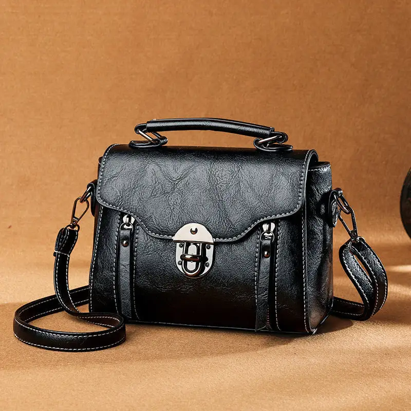 Slim Compact Square Crossbody Bag